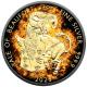 Grobritannien - 5 GBP Tudor Beasts (2.) Burning Yale of Beaufort 2023 - 2 Oz Silber Ruthenium