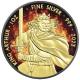 Grobritannien - 2 GBP Myth & Legends (4.) Burning King Arthur 2023 - 1 Oz Silber Ruthenium