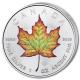 Kanada - 5 CAD Maple Leaf COLOR 2023 - 1 Oz Silber Color