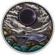 Australien - 2 AUD Sonnenfinsternis (Ningaloo Eclipse) 2023 - 2 Oz Silber Antik Finish Color