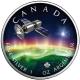 Kanada - 5 CAD Maple Leaf Universum (5.) Polarlichter - 1 Oz Silber Color