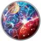 China - 10 Yuan Panda  Glowing Galaxy V 2023 - 30g Silber Glow in the Dark