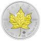 Kanada - 5 CAD Maple Leaf 2023 - 1 Oz Silber Gilded