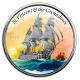 St. Vincent und Grenadinen - 2 Dollar EC8_5 War Ship / Kriegsschiff PP 2022 - 1 Oz Silber Color