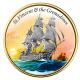 St. Vincent und Grenadinen - 10 Dollar EC8_5 War Ship / Kriegsschiff PP 2022 - 1 Oz Gold Color (nur 100 Stück!!!)