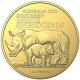 Australien - 100 AUD RAM Zoo (4.) Südliches Breitmaulnashorn 2023 - 1 Oz Gold