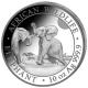 Somalia - African Wildlife Elefant 2024 - 10 Oz Silber