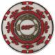 Tuvalu - 1 TVD James Bond 007(TM) Casino Royal Chip COLOR 2023 - 1 Oz Silber Color AntikFinish