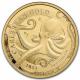 Barbados - 10 Dollar Karibischer Octopus 2023 - 1 Oz Gold (nur 100 Stck!!!)