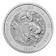 Großbritannien - 5 GBP Tudor Beasts (4.) The Seymour Unicorn / Einhorn 2024 - 2 Oz Silber