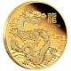 Australien - 100 AUD Lunar III Drache 2024 - 1 Oz Gold PP
