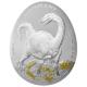 Samoa - 2 Dollar  Dinosaurs in Asia - Lufengosaurus 2022 - 1 Oz Silber PP