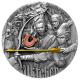 Niue - 5 NZD Baptism of Fire / Witcher 2023 - 2 Oz Silber HighRelief