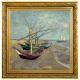 Niue - 1 NZD Vincent Van Gogh 170. Jubiläum: Fischerboote (Fishing Boats) 2023 - 1 Oz Silber PP Color