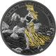 Germania Mint - 5 Mark Germania WMF Edition 2024 - 1 Oz Silber Ruthenium Gilded