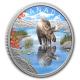 Kanada - 20 CAD Wildlife Reflections: Elch (3.) - 1 Oz Silber PP Color