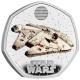 Großbritannien - 50 Pence Star Wars(TM) Millennium Falcon 2024 - 8g Silber PP Color