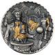 Cook Island - 20 CID Steampunk: Karneval 2024 - 3 Oz Silber Antik Finish Ultra High Relief