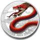 Fiji - 3,75 FJD Jahr der Schlange 4 Coin Fractional Set 2025 - 1,85 Oz Silber Color