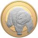 Kanada - 20 CAD Tierportraits: Eisbär 2025 - 1 Oz Silber PP Gilded