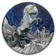 Tuvalu - 5 TVD Mythical Creatures Einhorn / Unicorn 2025 - 5 Oz Silber Antik Finish Color