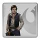 Neuseeland - Star Wars(TM): Han Solo(TM) und Chewbacca(TM) Medaillon - 1 Oz Silber PP Color