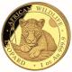 Somalia - 1000 Shillings African Wildlife Leopard 2025 - 1 Oz Gold