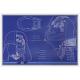 Niue - 2 NZD Star Wars(TM) Blueprints: Darth Vader(TM) Helm (3.) 2025 - 1 Oz Silber Color