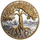 Kanada - 50 CAD Maple Tree of Life 2025 - 5 Oz Silber PP Gilded
