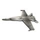 Liberia - 20 Dollar Fighter Jet 2024 - 1 Oz Silber Antik Finish