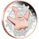 Tuvalu - 2 TVD Spongebob Schwammkopf(TM) Patrick Star(TM) 2025 - 2 Oz Silber PP Gilded