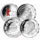 Deutschland - 4*20 EURO Komplettsatz 2025 - Silber Spiegelglanz
