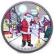 Kanada - 20 CAD Lieber Santa 2025 - 1 Oz Silber PP Color