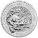 Großbritannien - 5 GBP Tudor Beasts (8.) Queen`s Lion 2026 - 2 Oz Silber