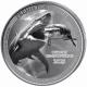 Kongo - 20 Francs Prähistorisches Leben II. Megalodon (5.) - 1 Oz Silber