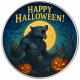 USA - 1 USD American Silver Eagle: Halloween: Werwolf im Vollmond 2025 - 1 Oz Silber Color
