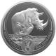 Südafrika - 5 Rand Big Five III Nashorn 2025 - 1 Oz Silber