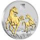 Australien - 1 AUD Lunar III Pferd 2026 - 1 Oz Silber Gilded