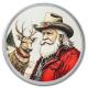 USA - Western Santa - 1 Oz Silber Color