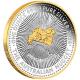Australien - 1 AUD Australian Nugget 40. Jubiläum 2026 - 1 Oz Silber PP Gilded