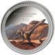 Kongo - 20 Francs Prähistorisches Leben II. Velociraptor Mongoliensis (6.) - 1 Oz Silber Color