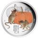 Australien - 0,25 AUD Lunar Maus Kürbis 2020 - 1/4 Oz Silber Color