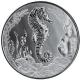 Samoa - 2 Tala Seepferdchen Seahorse 2025 - 1 Oz Silber