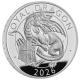 Großbritannien - 2 GBP Tudor Beasts (10.) The Royal Dragon 2026 - 1 Oz Silber PP