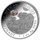 Somalia - African Wildlife Elefant 2026 - 1 Oz Silber Privy ANA Pittsburgh