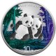 China - 10 Yuan Panda Chamäleon Effekt 2026 - 30g Silber Color