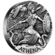 Tuvalu - 2 TVD Goddesses of Olympus Athena 2015 - 2 Oz Silber