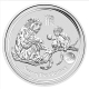 Australien - 1 AUD Lunar II Affe 2016 - 1 Oz Silber Privy Löwe