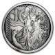 USA - Alfons Mucha Kollektion JOB - 5 Oz Silber Antik ...