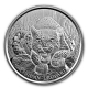 Ghana - 5 Cedis Afrikanischer Leopard 2017 - 1 Oz Silber